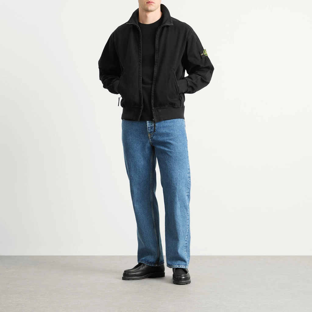 Stone Island Men's Old Effect Harrington Jacket Black